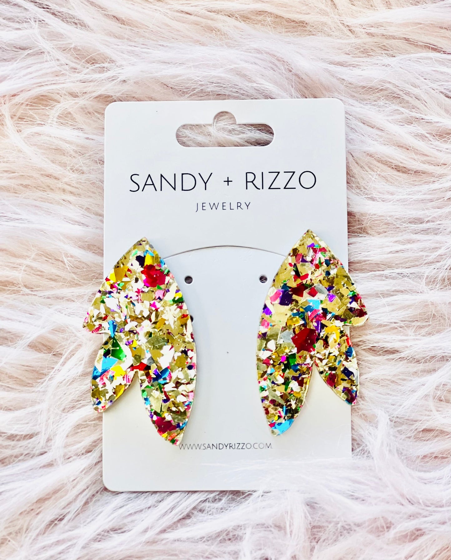 Sandy + Rizzo Multi Feather Stud