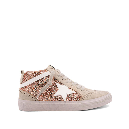 Rina Rose Gold Sparkle Sneakers