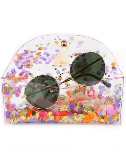 Packed Party Side of Sunshine Sunglasses Case