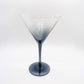 Iridescent Mid-Century Martini Glass