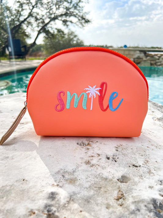 Jadelynn Brooke Smile Palm Cosmetic Bag
