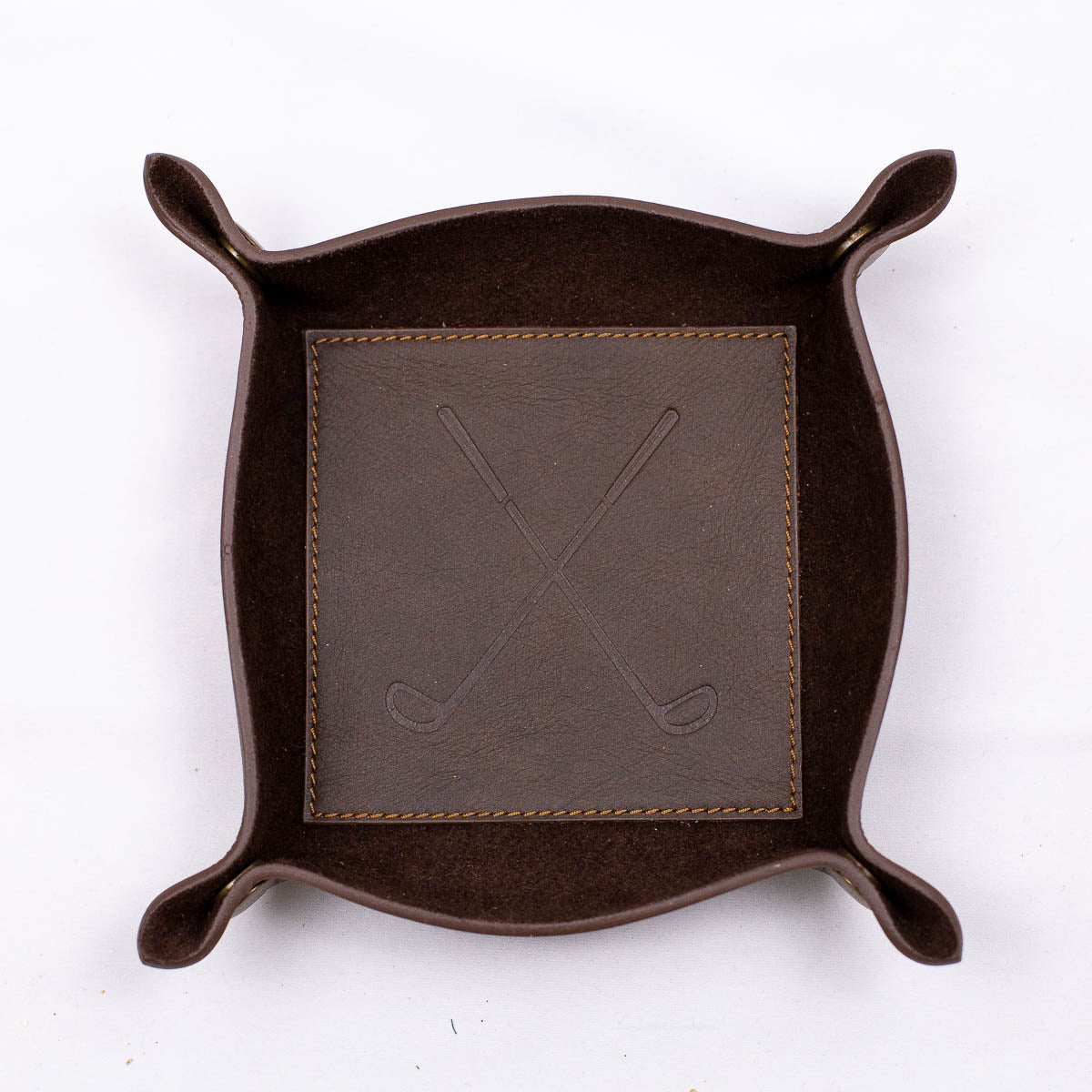 Leather Embossed Valet Tray