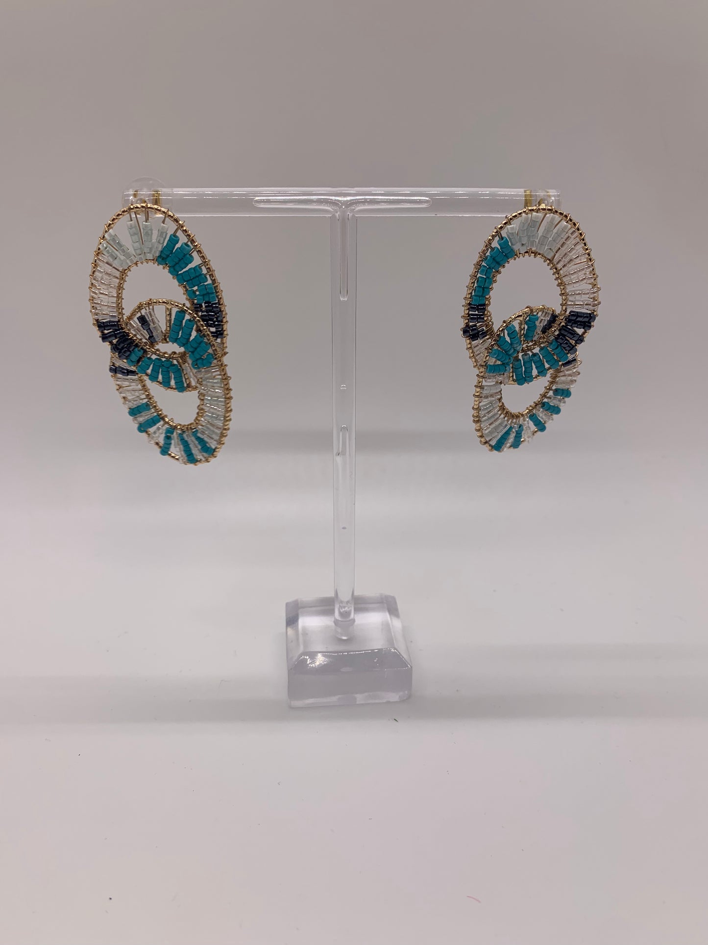 Beaded Chain Earrings