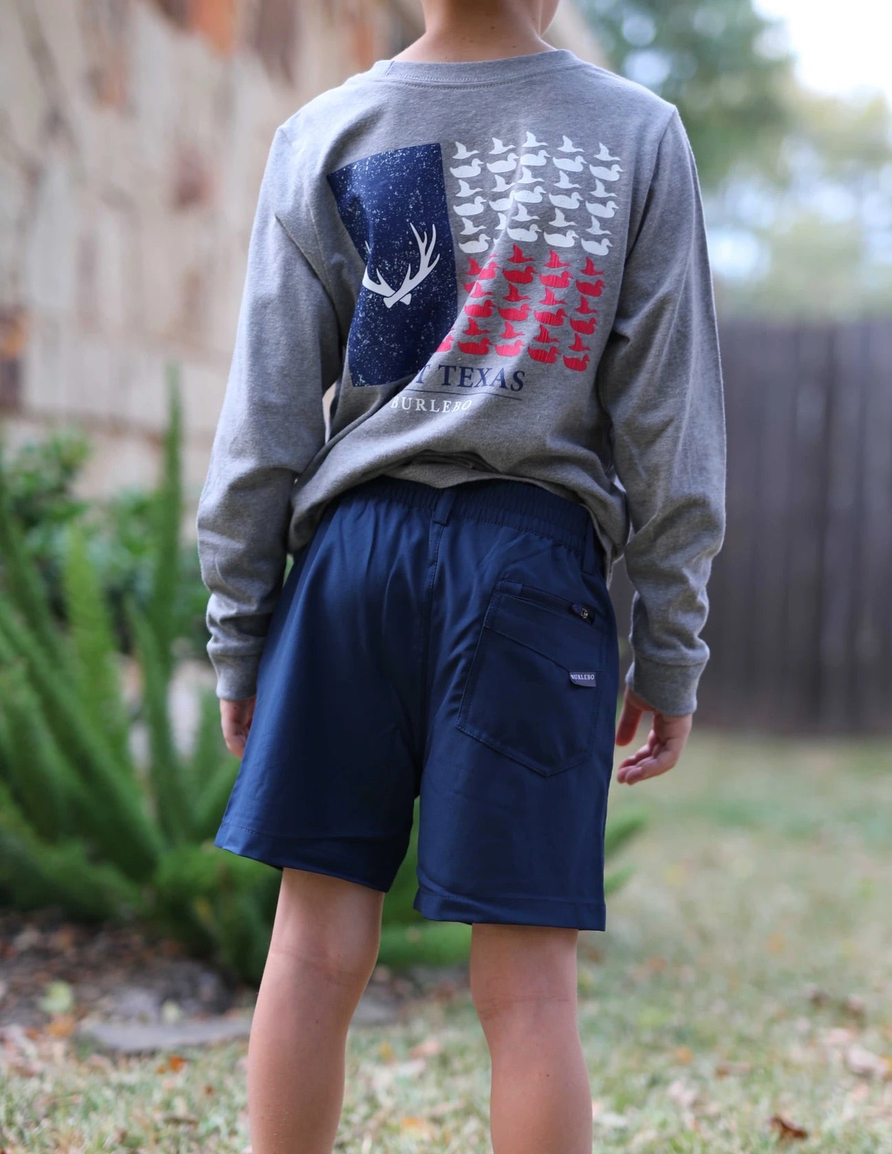 Burlebo Youth Navy Performance Shorts
