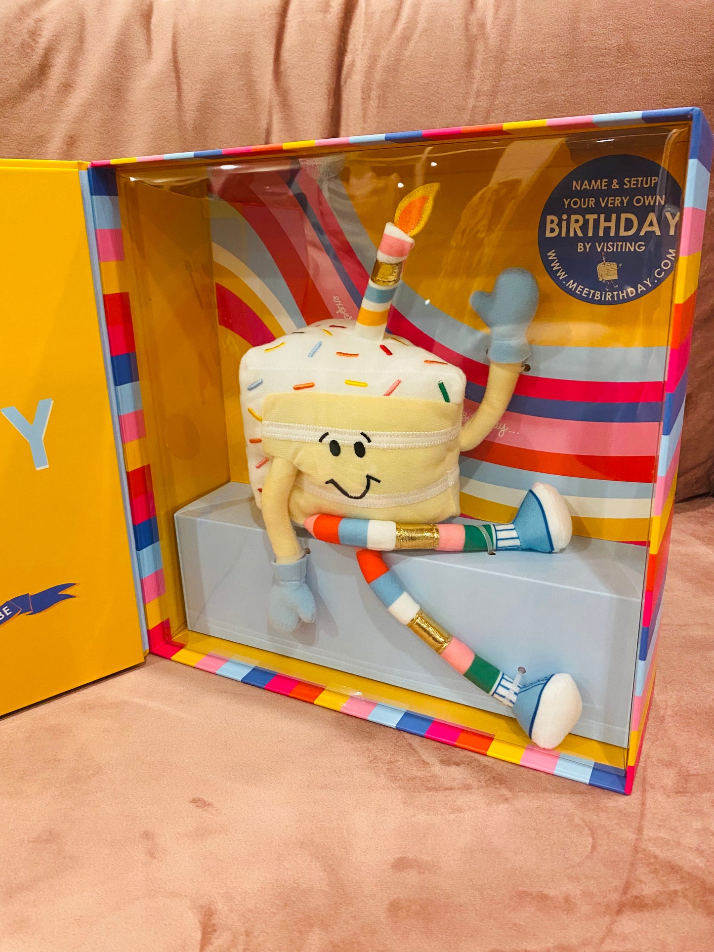 Meet Birthday- Keepsake Gift Book and Plush