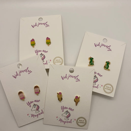 Kid Jewelry Clip On Earrings