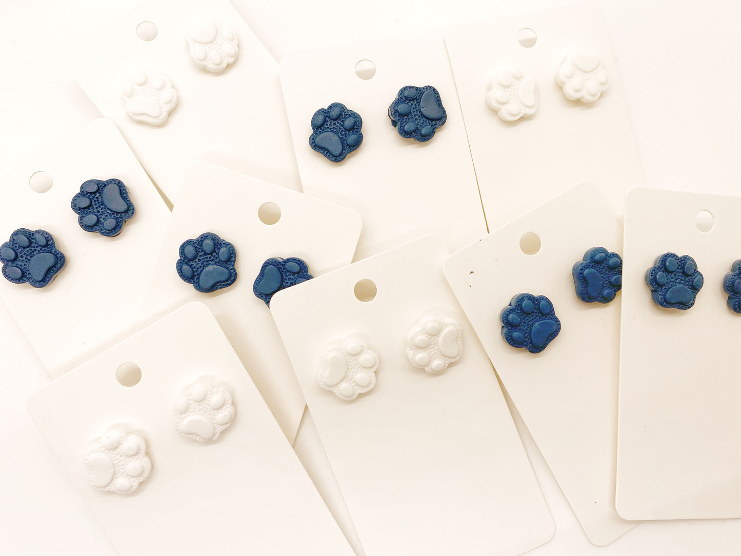 Small Tiger paw earrings