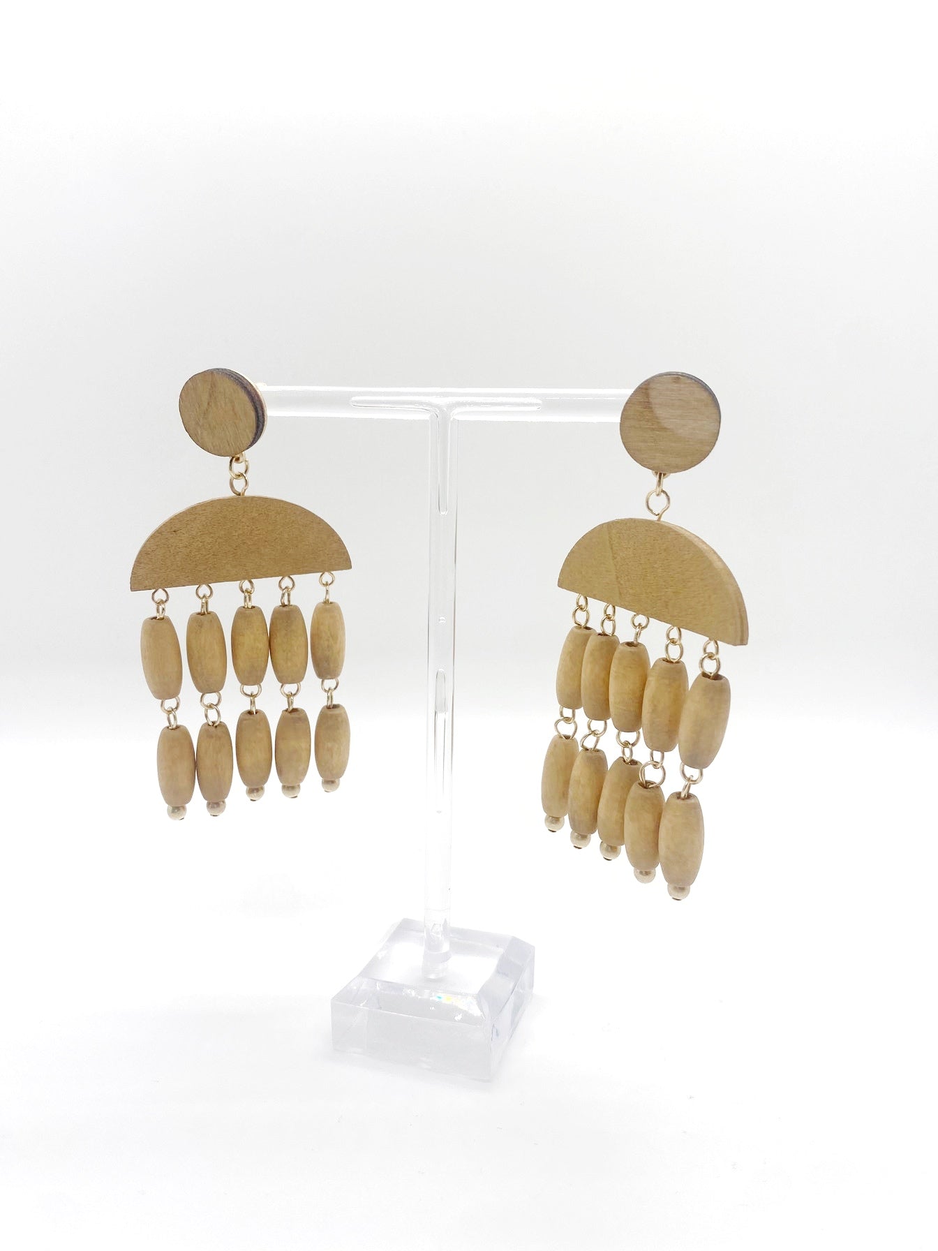 Wood Dangle Earrings