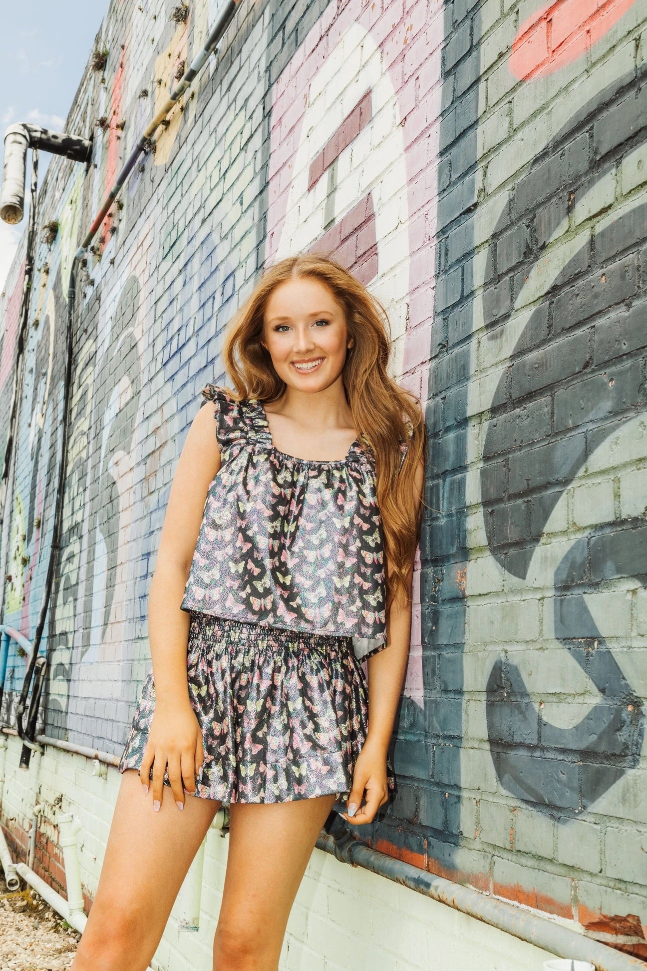 Queen of Sparkles Butterfly Shorts