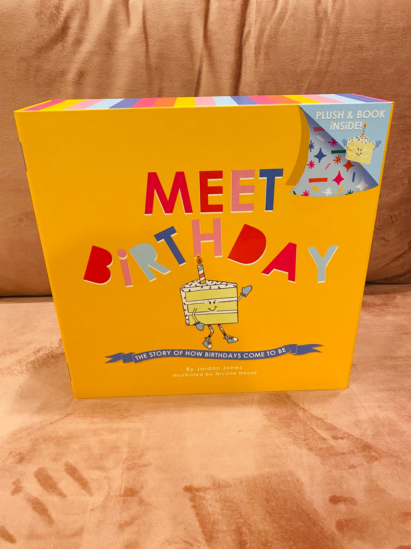 Meet Birthday- Keepsake Gift Book and Plush