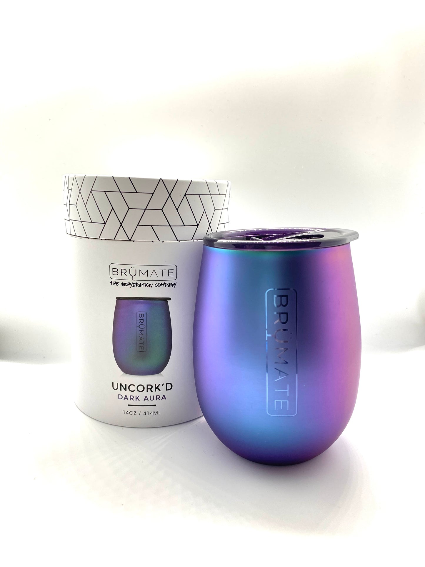 Dark Aura BrüMate Uncork’d/Wineglass