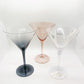 Iridescent Mid-Century Martini Glass