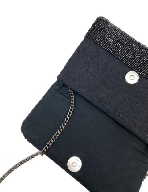 Smile Black Clutch