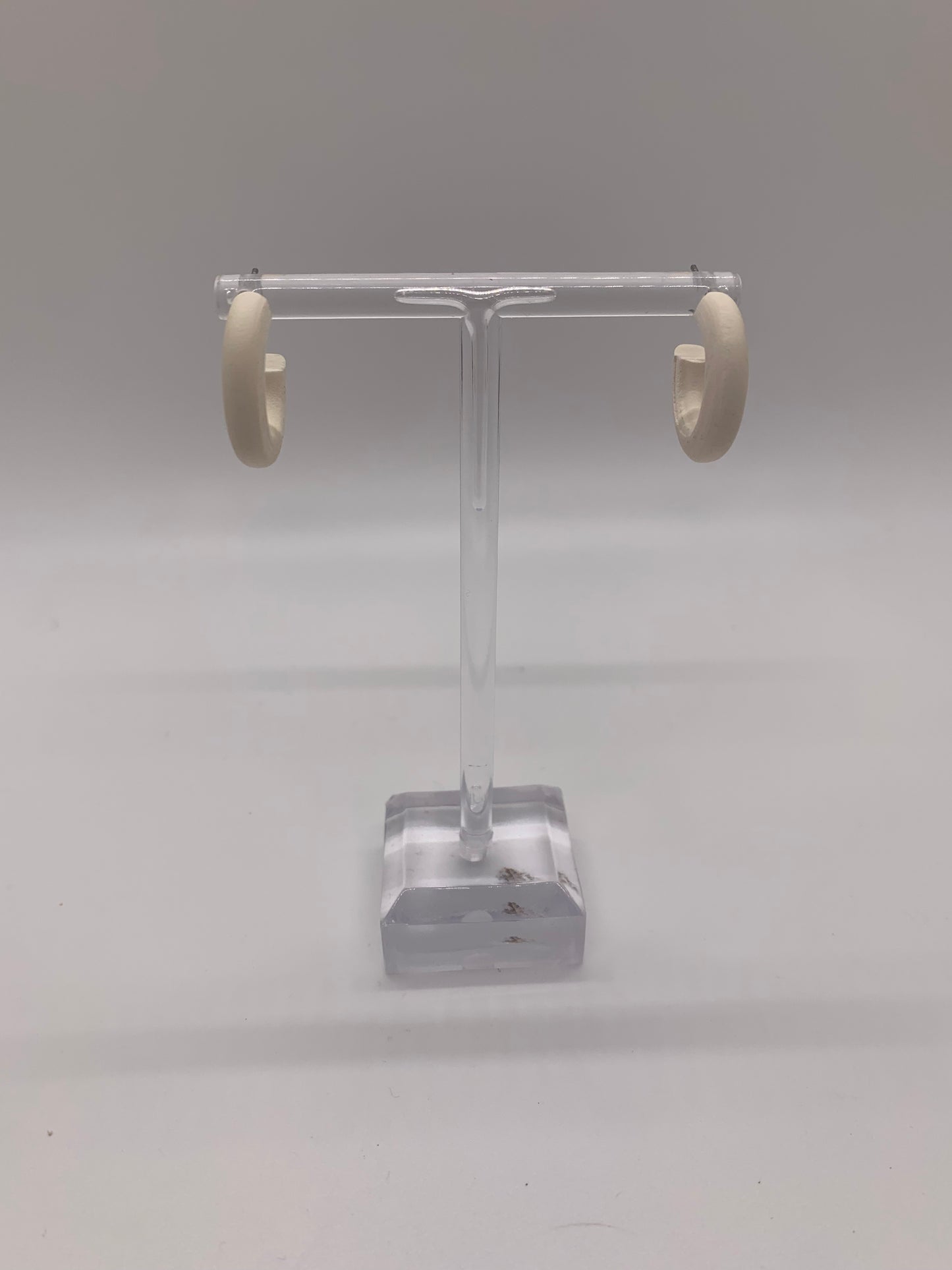 Small White Wooden Hoops