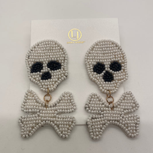 Laura Janelle Skull & Crossbones Beaded Earrings
