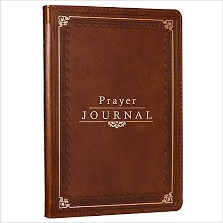Prayer Journal Brown Leather