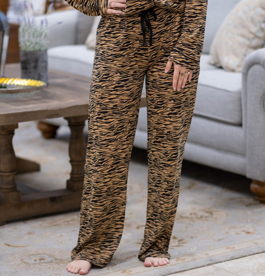 Tiger Stripe Pajama Pants
