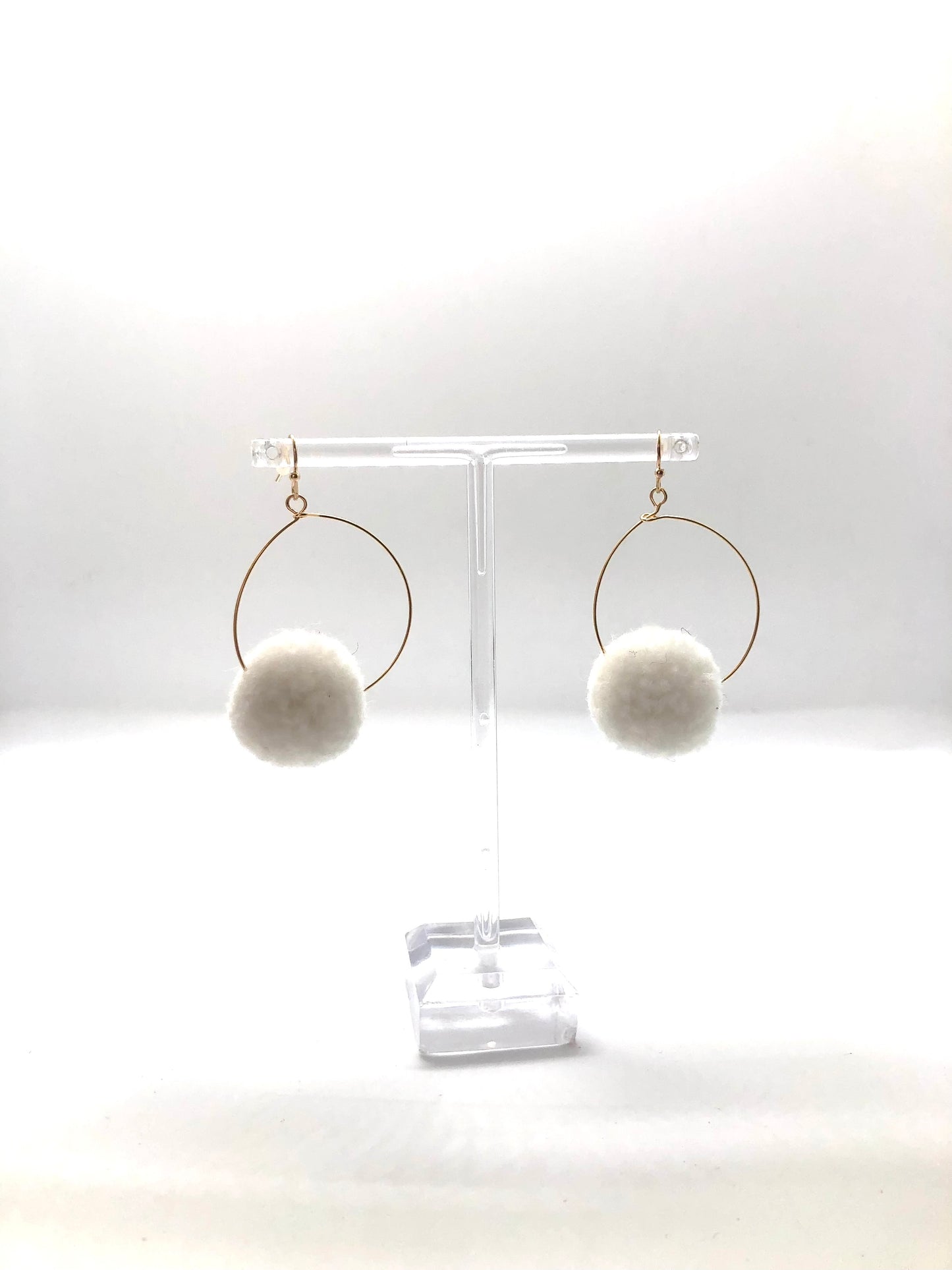 Powder Puff Earrings