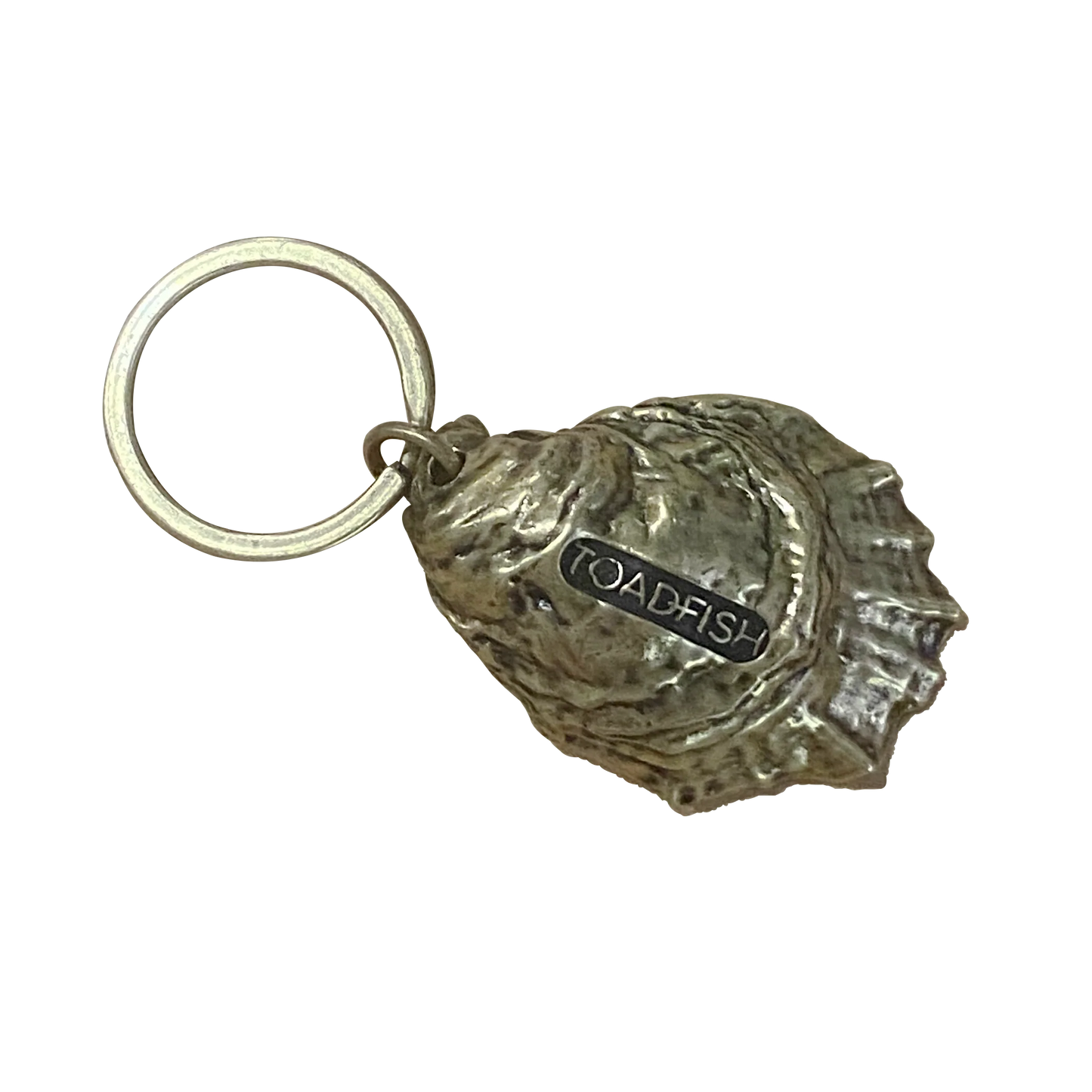 Toadfish Oyster Shell Conservation Keychain