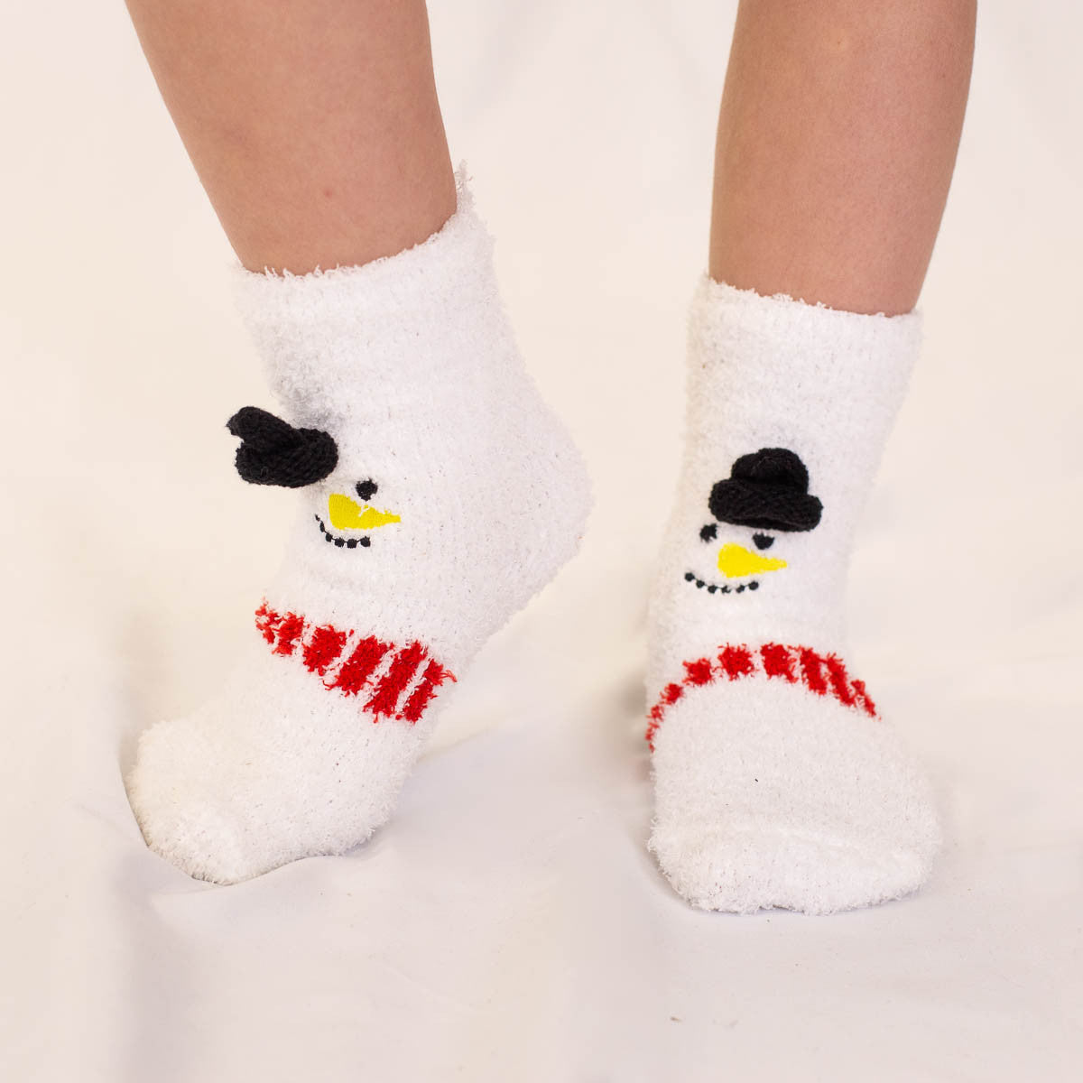 Kids Snowman Cozy Socks