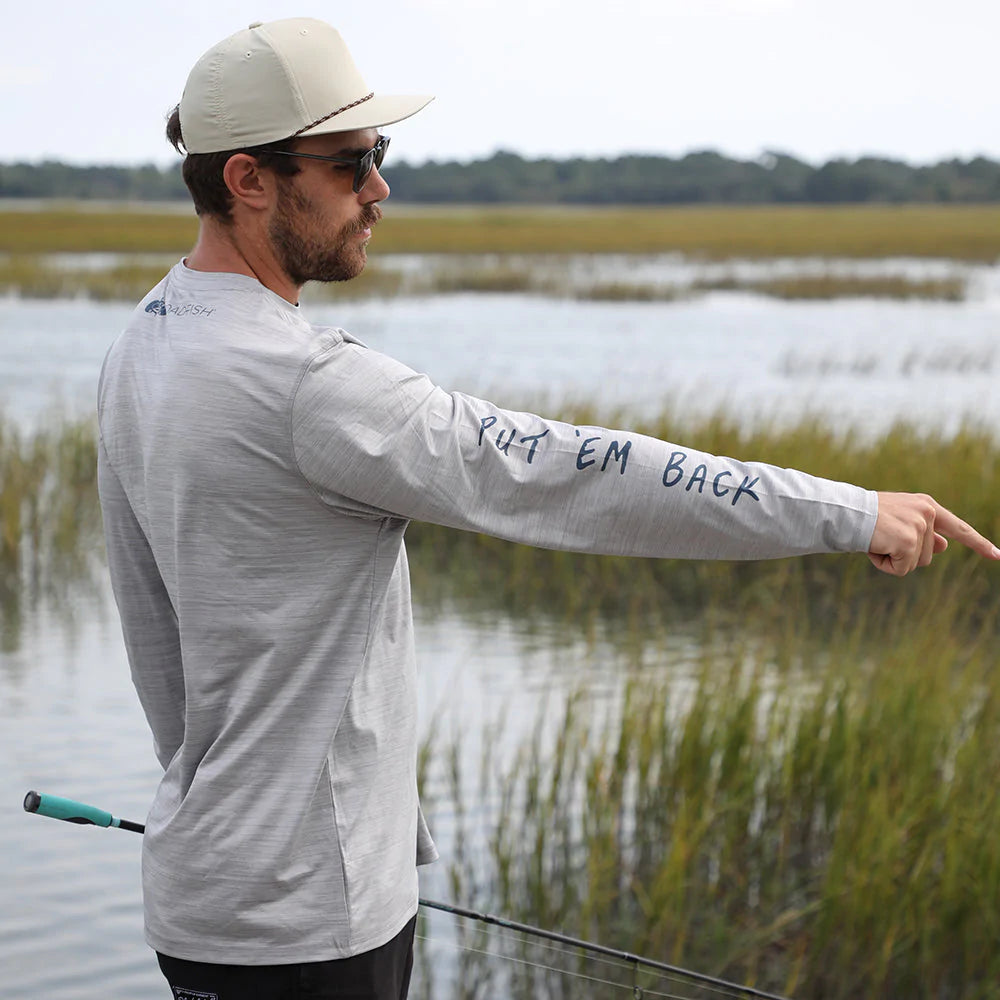 Toadfish Technical Long Sleeve Grey