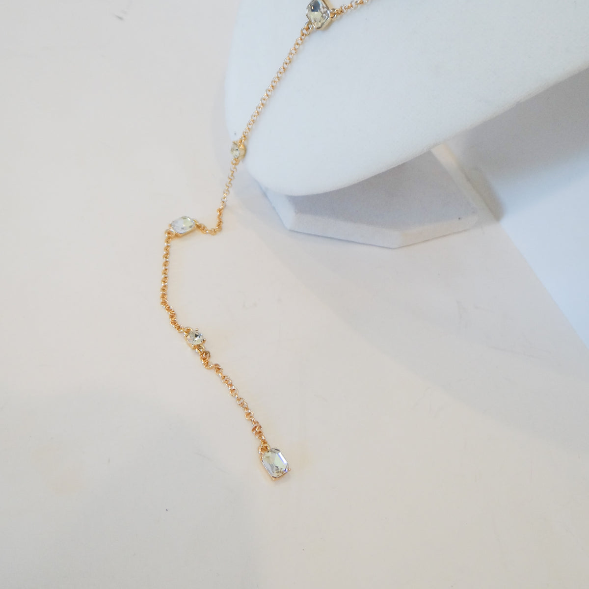 Gemstone Y Necklace