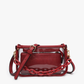 M2226CR Jessica Clear Crossbody w/ Chain: Orange