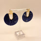 Laura Janelle Resin Circle Earrings