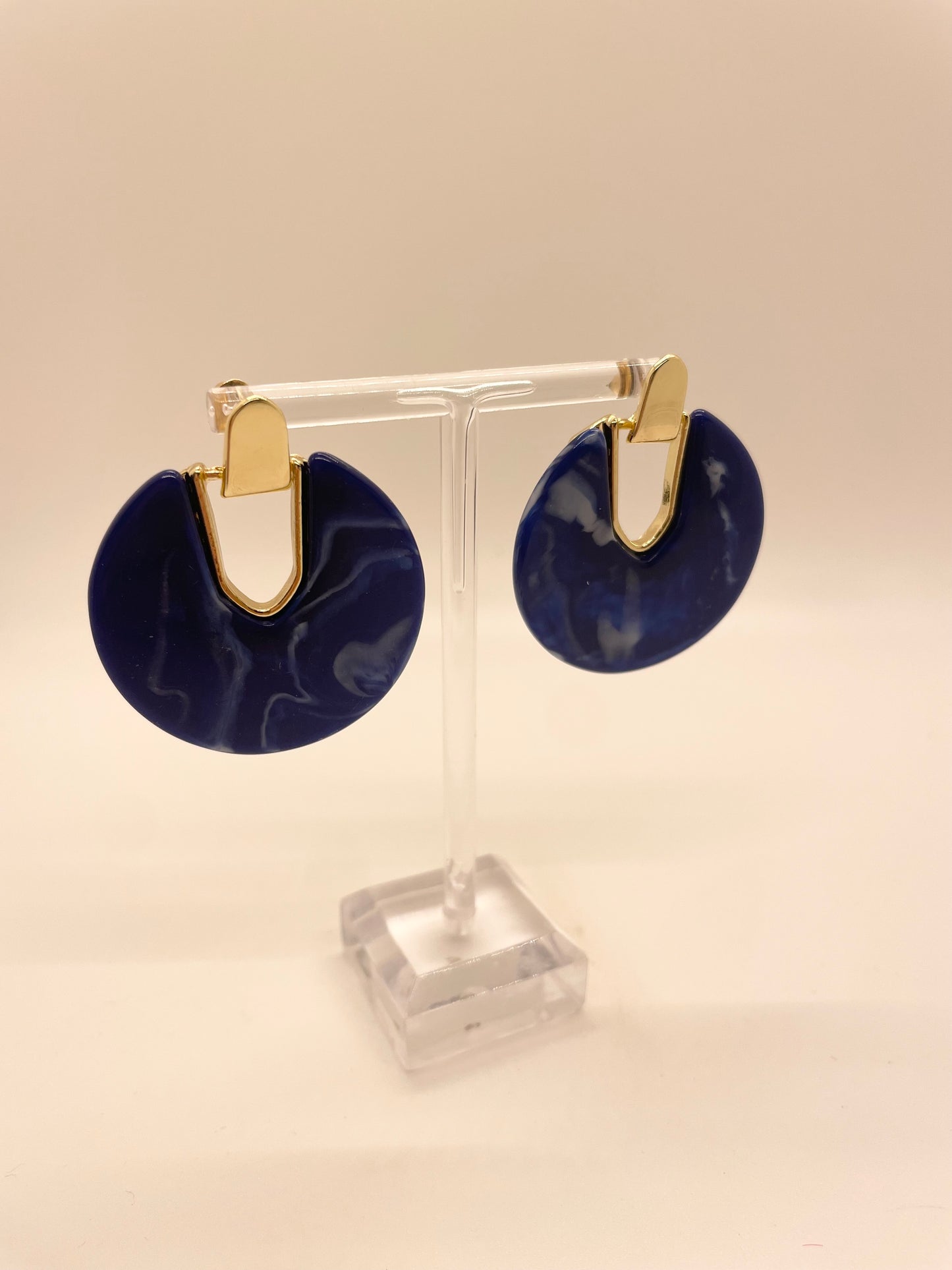 Laura Janelle Resin Circle Earrings