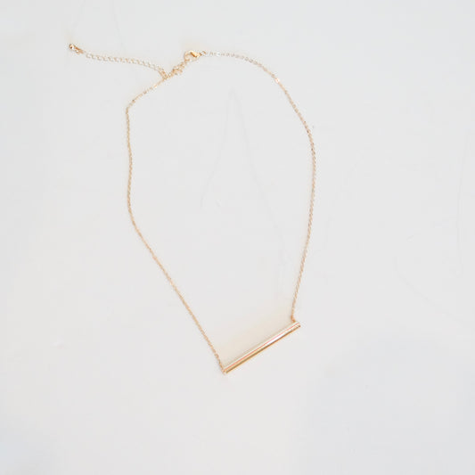 Gold Bar Necklace