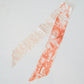 Orange Toile Skinny Scarf