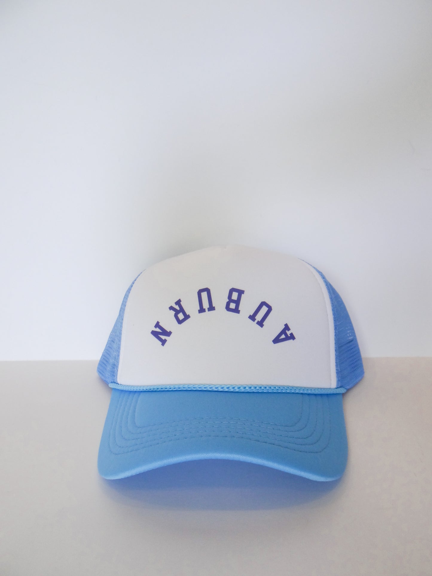 Upside Down Auburn Trucker Hat