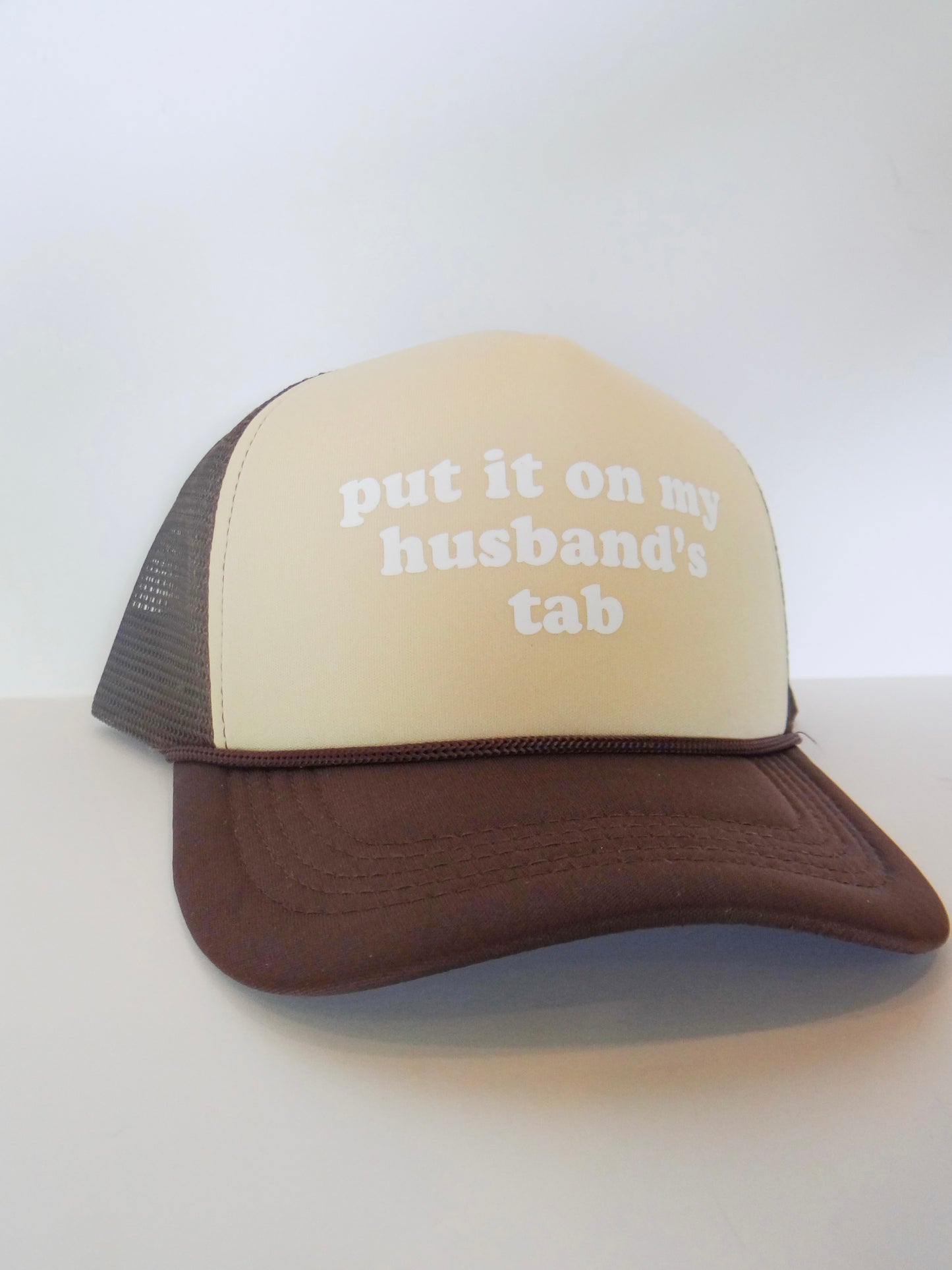 Husband's Tab Trucker Hat
