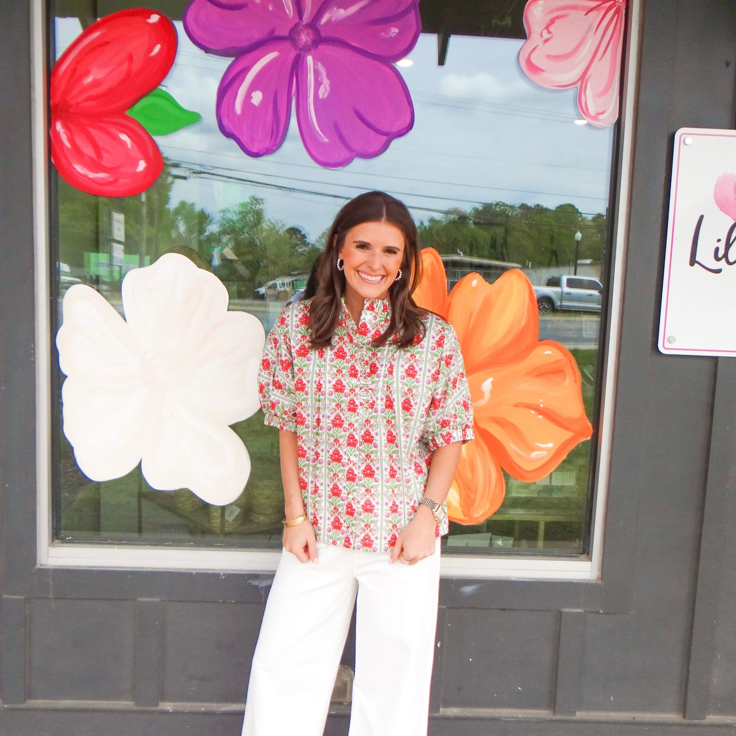 Garden Party Floral Blouse