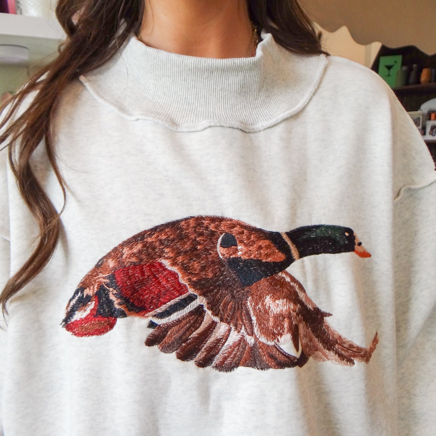 Backwoods Mallard Mock Neck