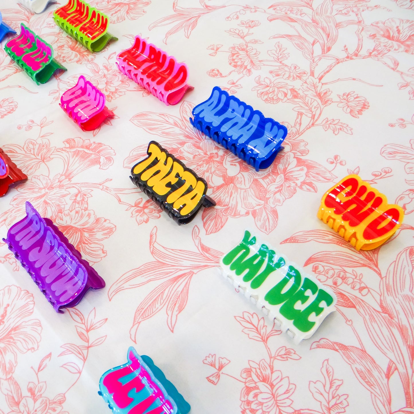 Sorority Hair Clips