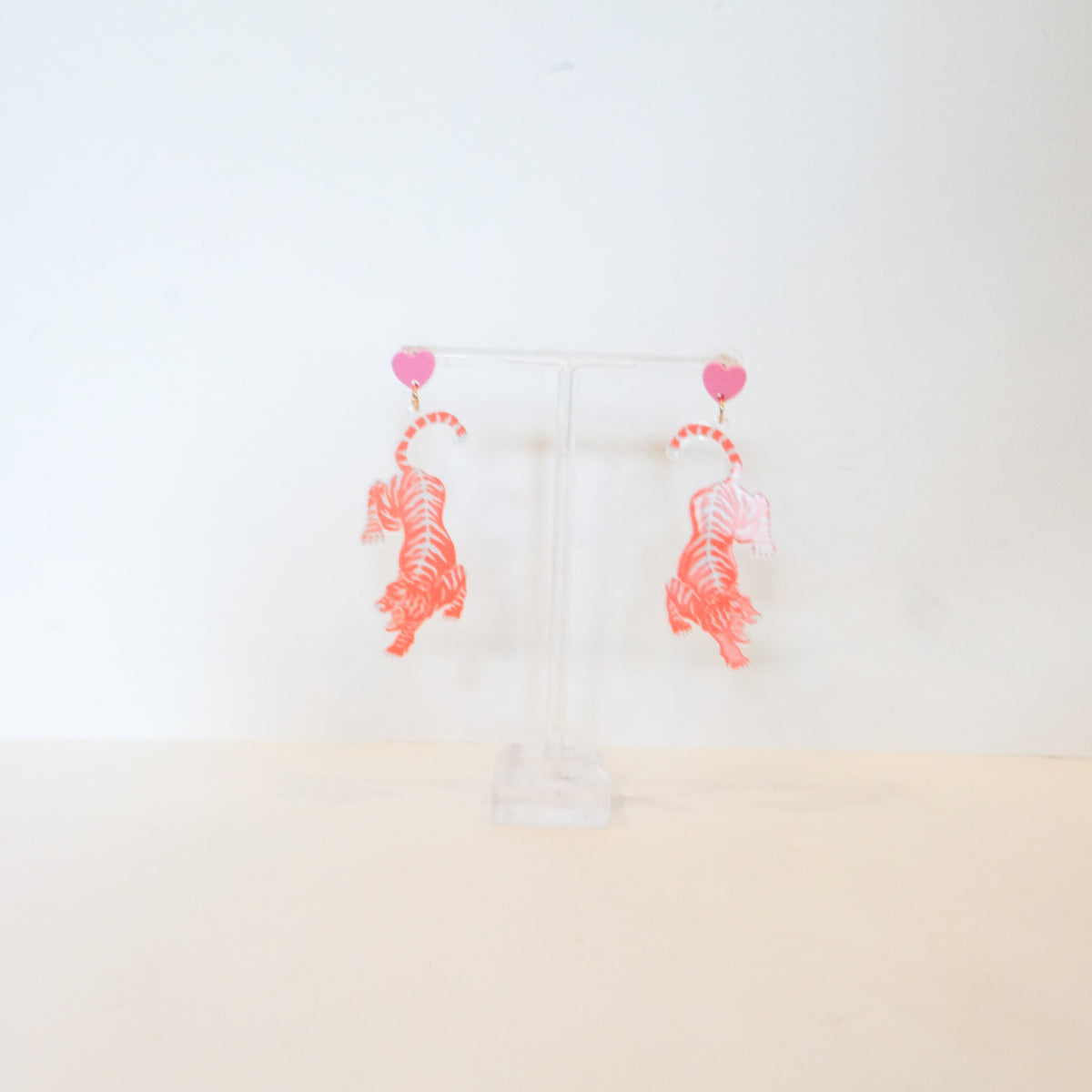 Tiger Heart Earrings