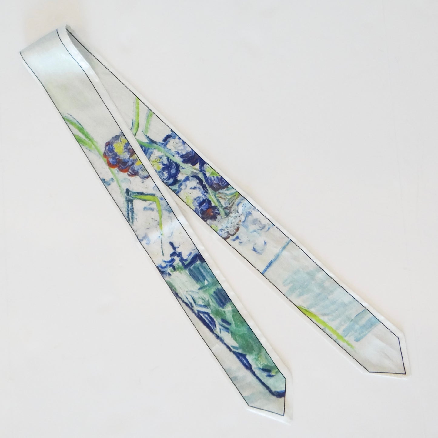 Blue Iris Skinny Scarf