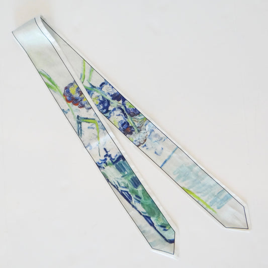 Blue Iris Skinny Scarf