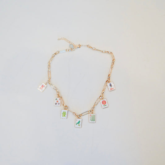Going Mahjong! Charm Necklace