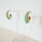 Marbled Hoop Earrings