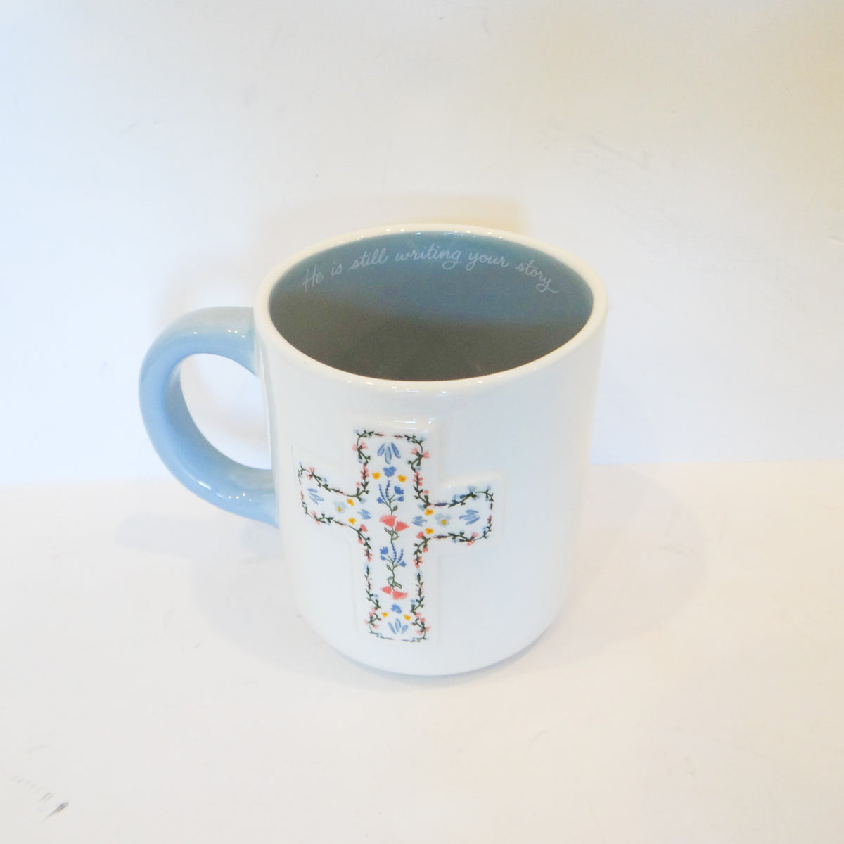 He is Still Writing Your Story Mug