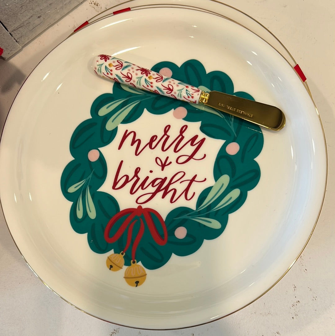 Merry & Bright Platter with Spreader