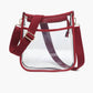 M2168CR Posie Clear Crossbody w/ Vegan Leather: Sand