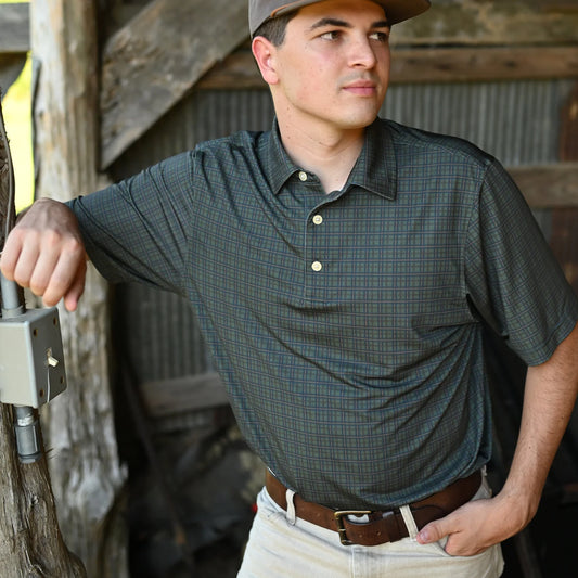 Mens Cabin Cozy Performance Polo