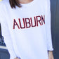 Auburn Power Stripe Sweater