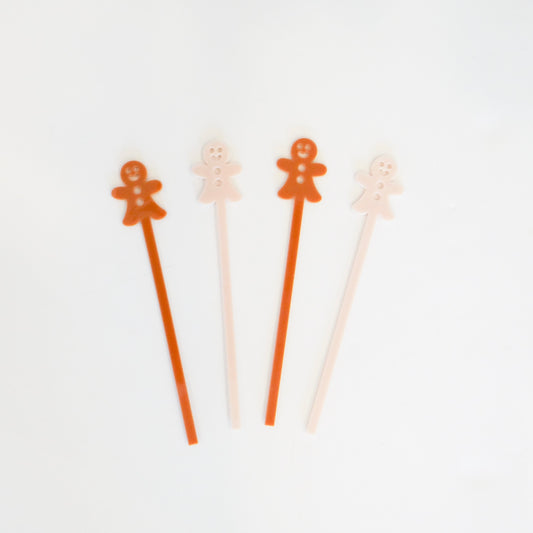 Gingerbread Stir Stick Set