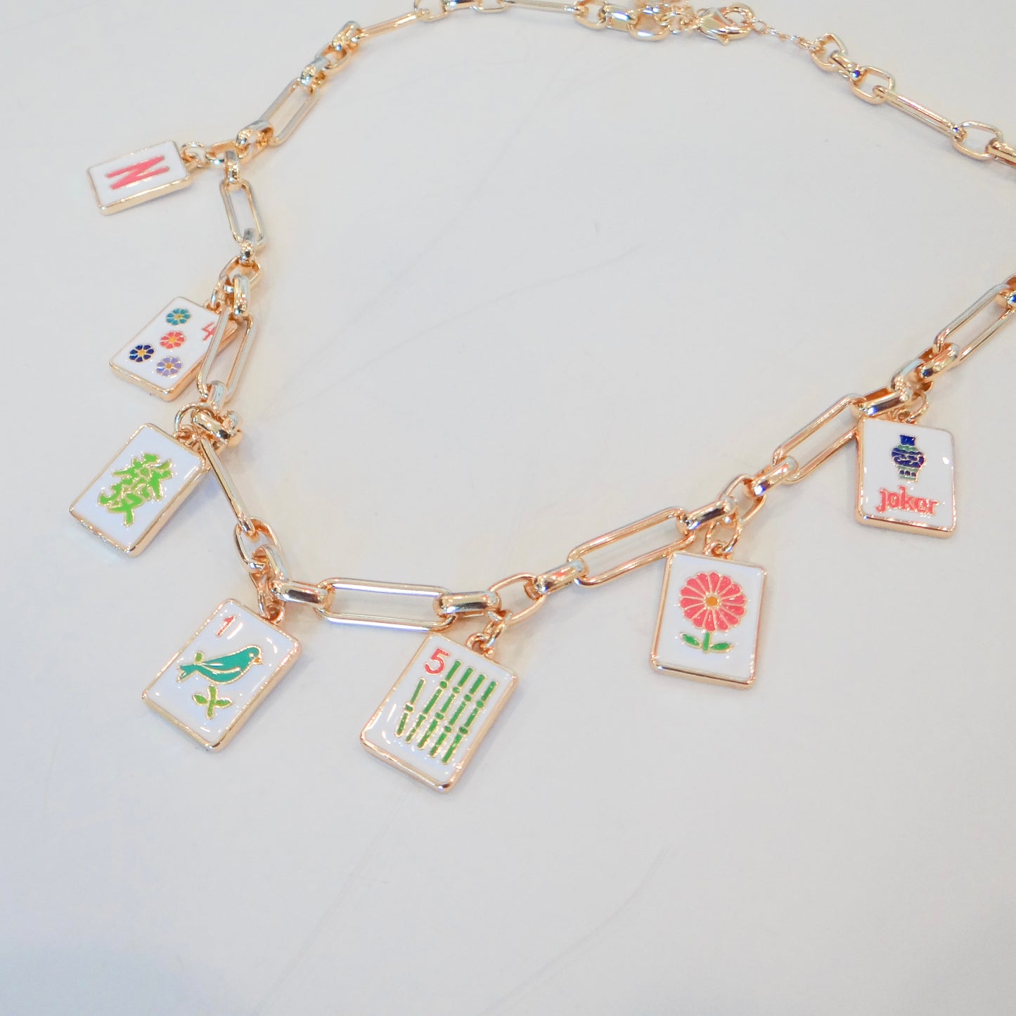 Going Mahjong! Charm Necklace