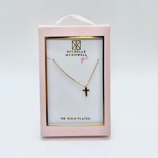 Luxe Little Cross Necklace
