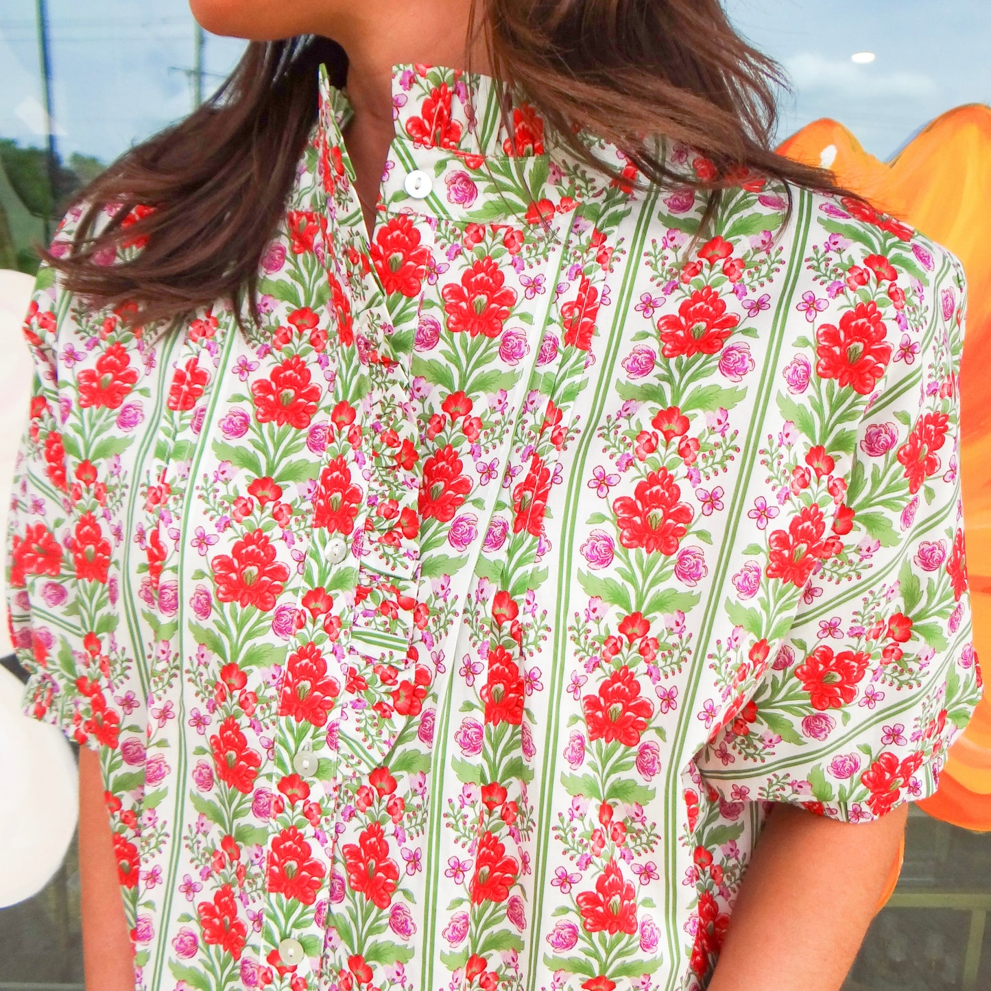 Garden Party Floral Blouse